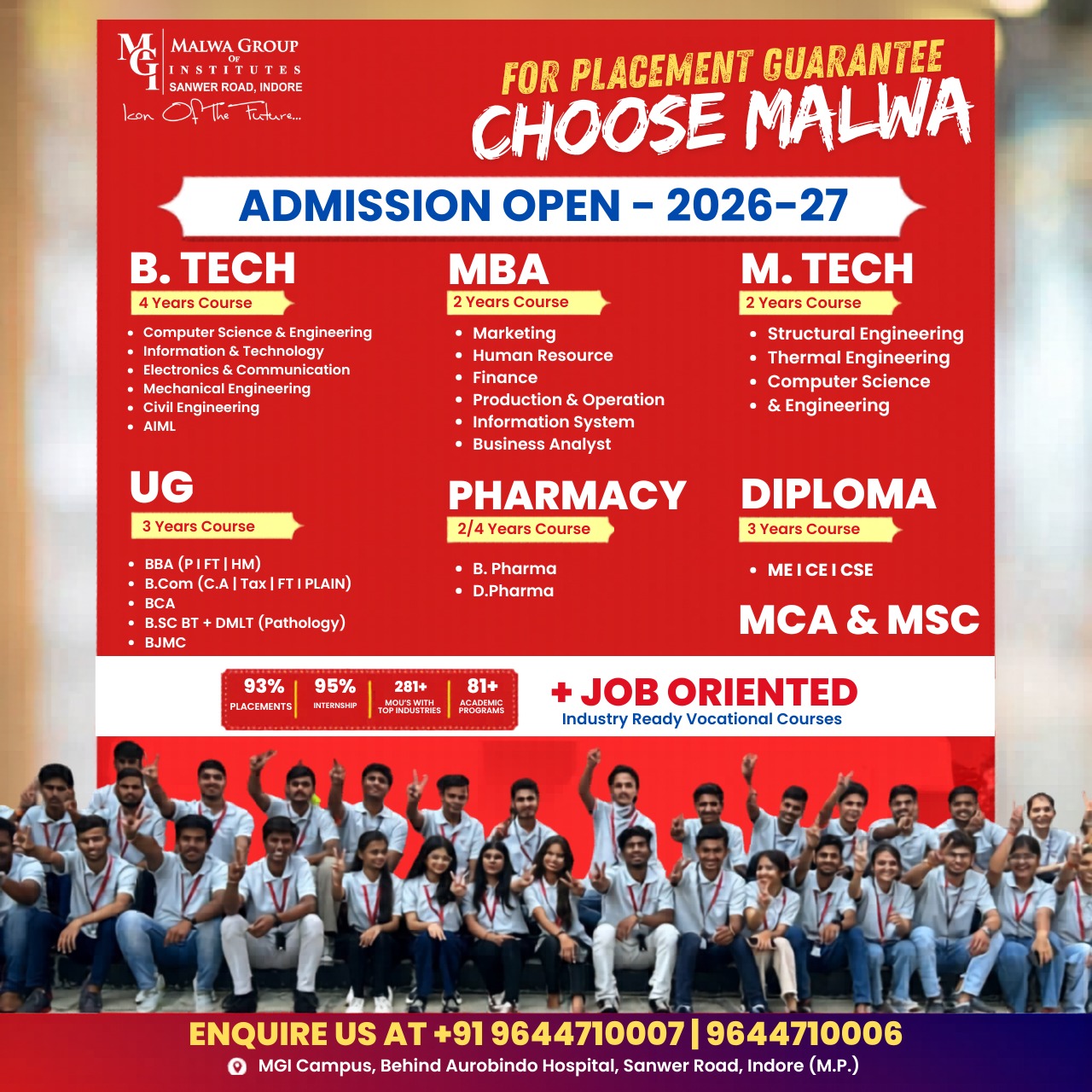 Admissions Open 2026-27