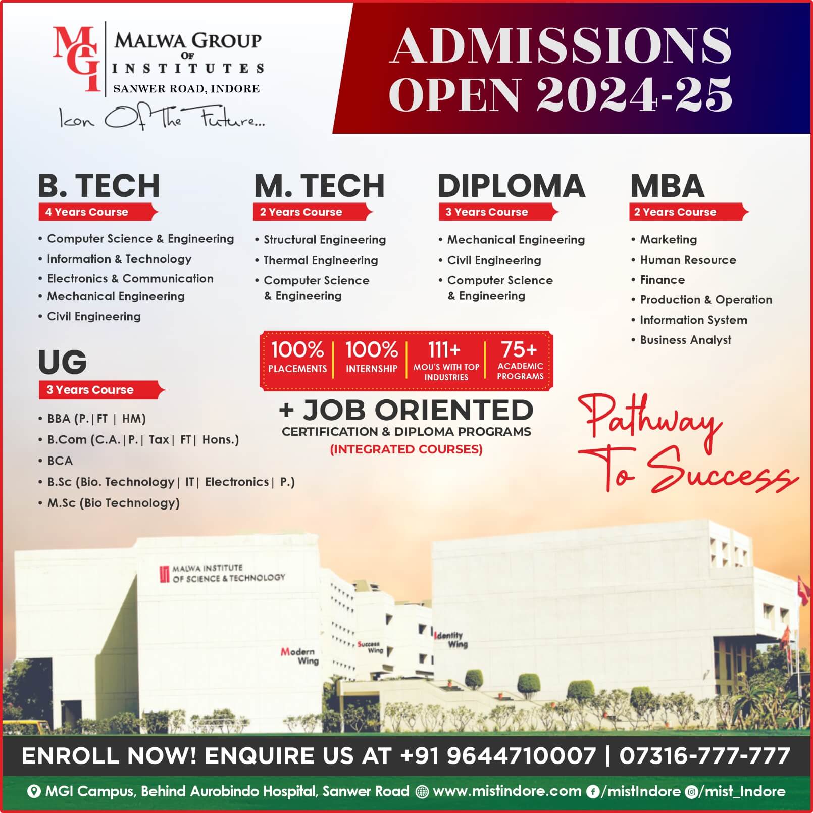 Admissions Open 2024-25